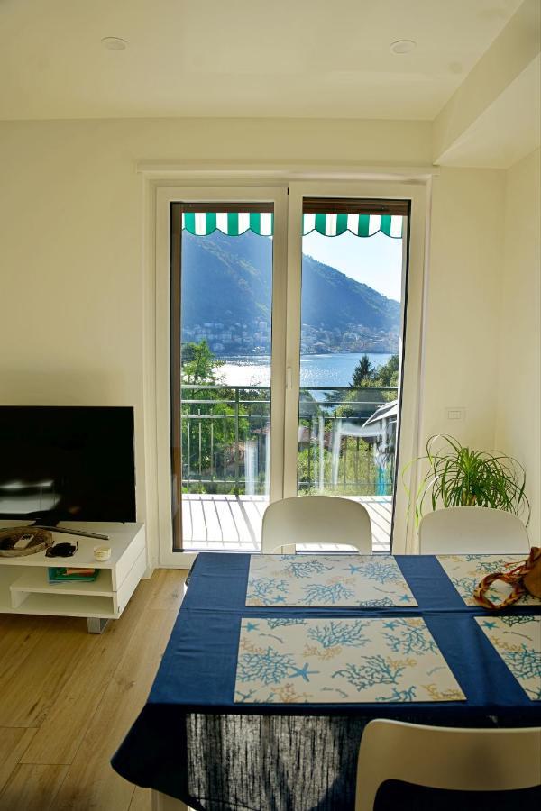 The Blue - Lake / City View Modern Apt Near Villa Olmo โกโม ภายนอก รูปภาพ