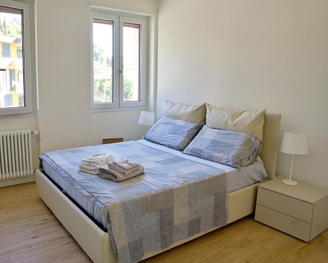 The Blue - Lake / City View Modern Apt Near Villa Olmo โกโม ภายนอก รูปภาพ
